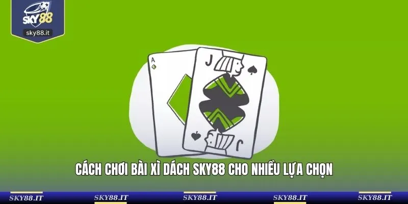 Cách chơi bài xì dách SKY88 cho nhiều lựa chọn