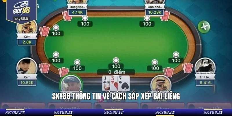 SKY88 thông tin về cách sắp xếp bài liêng